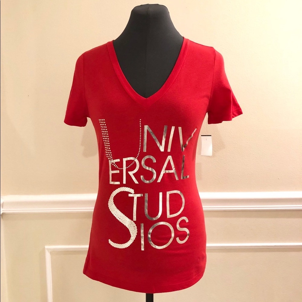 NEW Universal Studios Shirt Red Size S